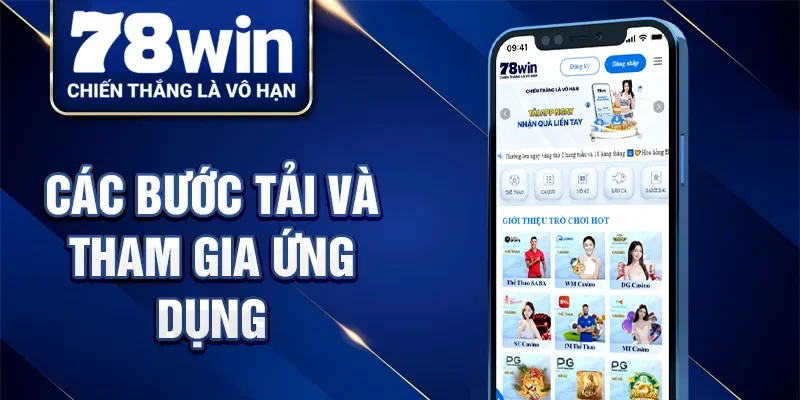 Các bước tải và tham gia ứng dụng